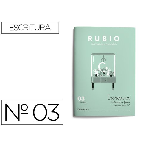 Cuaderno rubio caligrafia nº 03