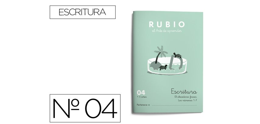 Cuaderno rubio caligrafia nº 04