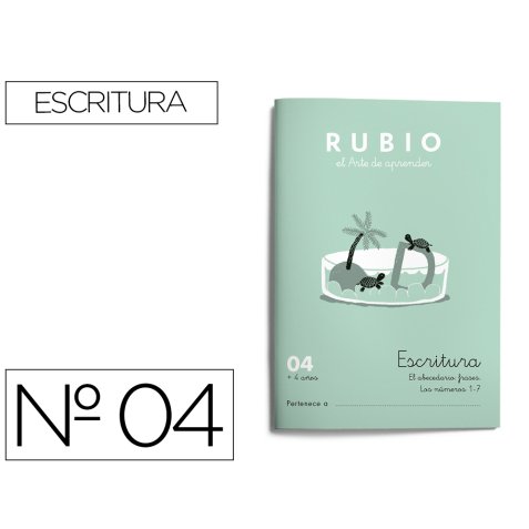 Cuaderno rubio caligrafia nº 04