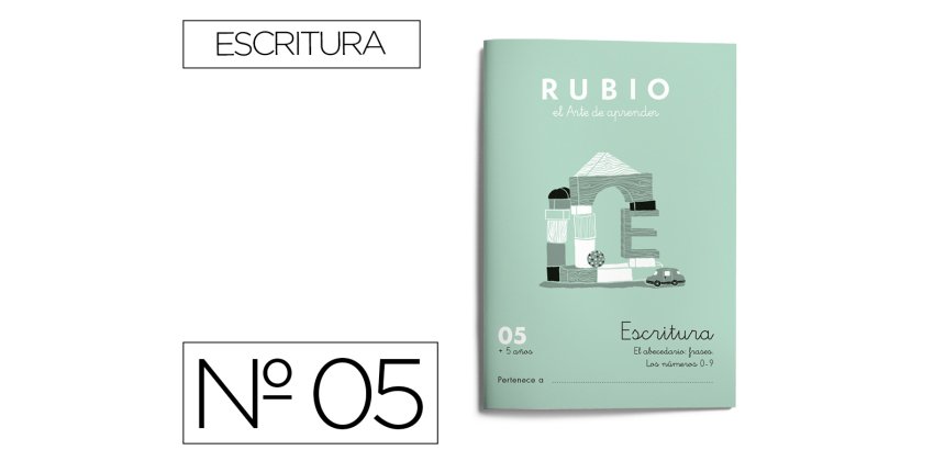 Cuaderno rubio caligrafia nº 05