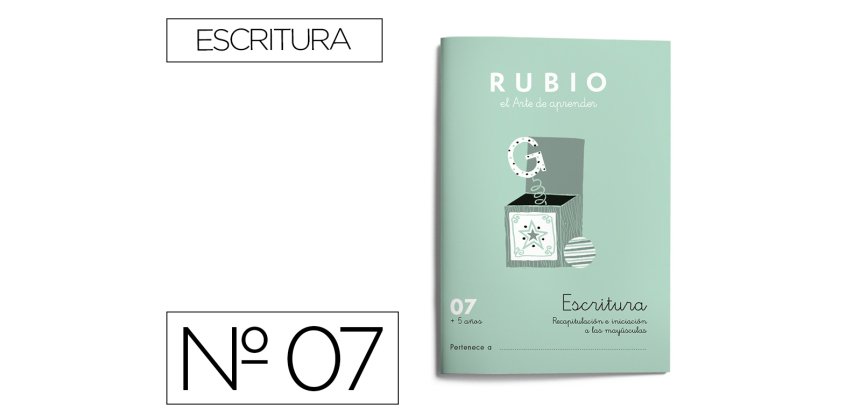 Cuaderno rubio caligrafia nº 07