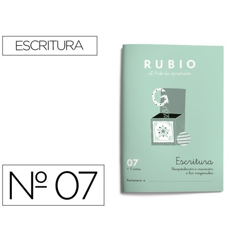 Cuaderno rubio caligrafia nº 07