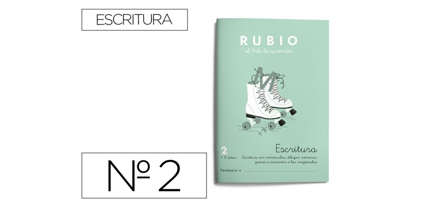 Cuaderno rubio caligrafia nº 2