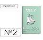 Cuaderno rubio caligrafia nº 2