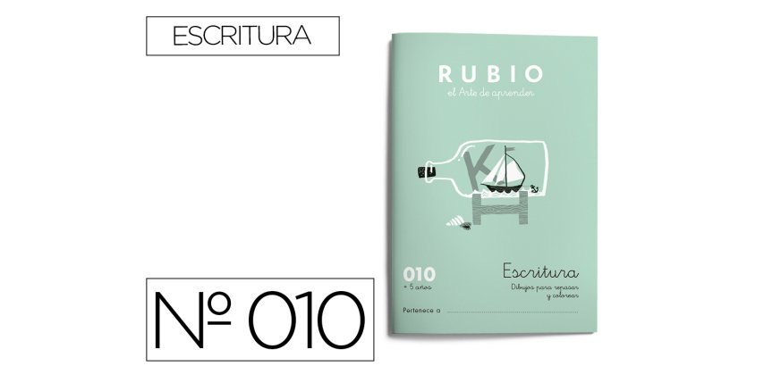 Cuaderno rubio caligrafía nº 010