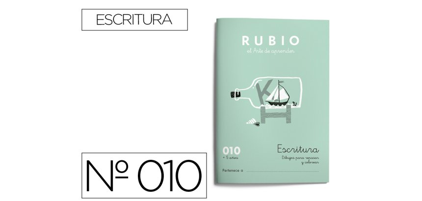 Cuaderno rubio caligrafía nº 010