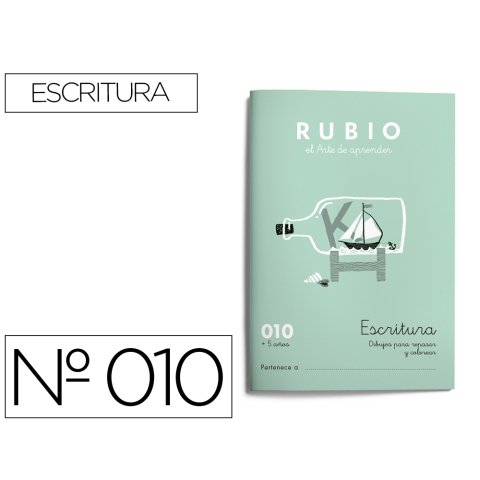 Cuaderno rubio caligrafía nº 010