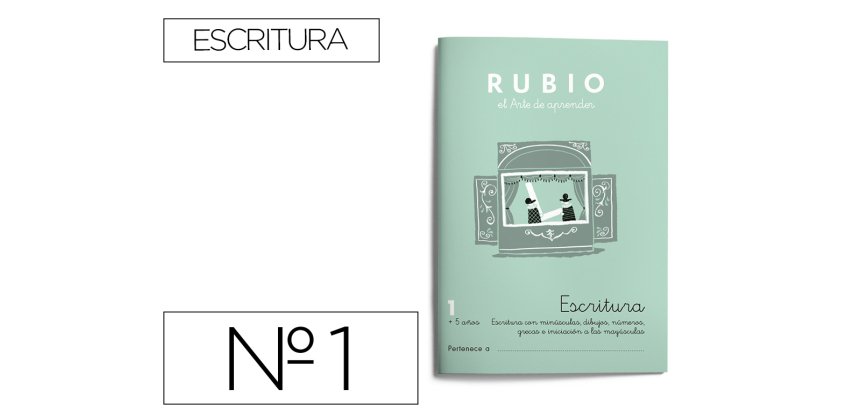 Cuaderno rubio caligrafia nº 1