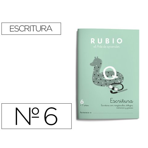 Cuaderno rubio caligrafía nº 6