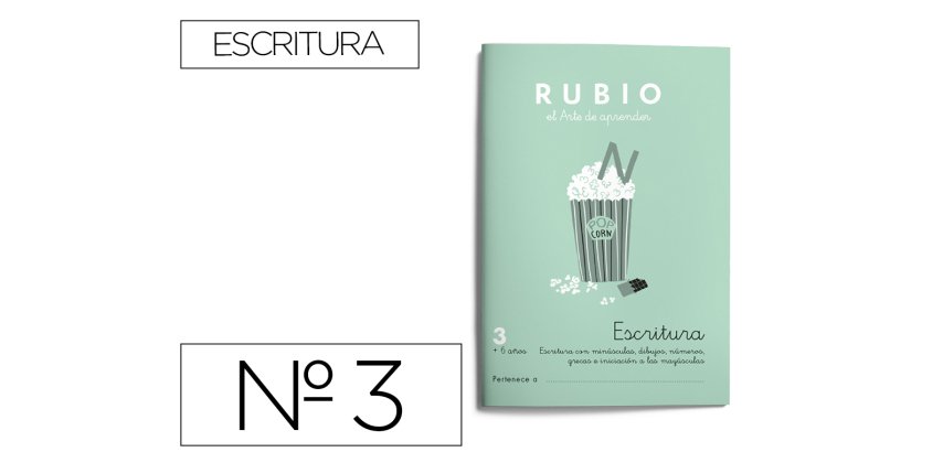 Cuaderno rubio caligrafía nº 3