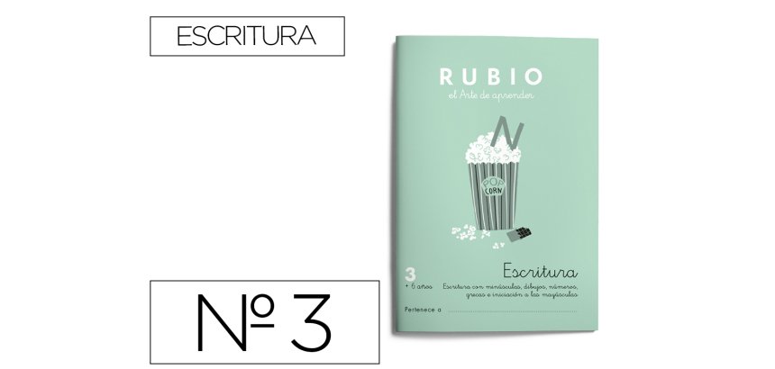 Cuaderno rubio caligrafía nº 3