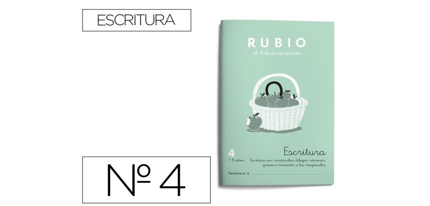 Cuaderno rubio caligrafía nº 4