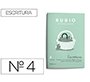Cuaderno rubio caligrafía nº 4