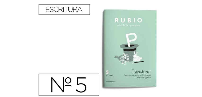 Cuaderno rubio caligrafia nº 5