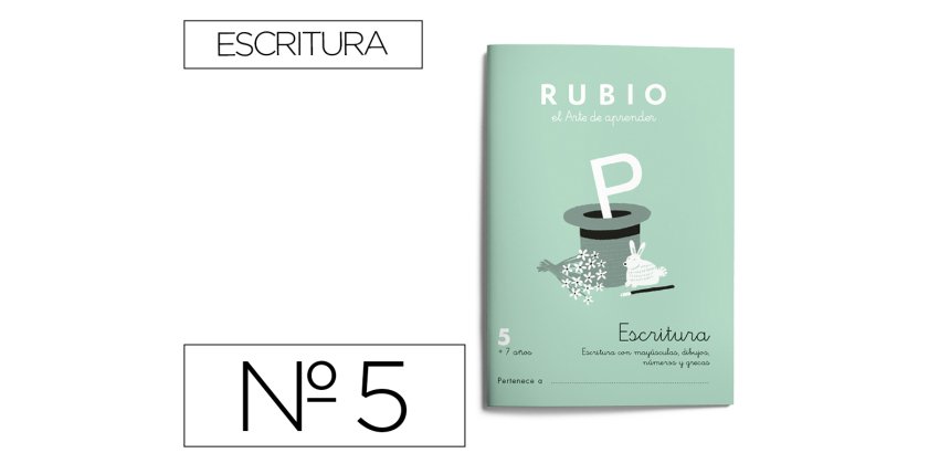 Cuaderno rubio caligrafia nº 5