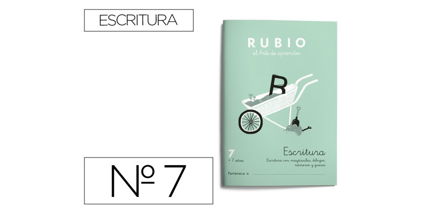 Cuaderno rubio caligrafía nº 7