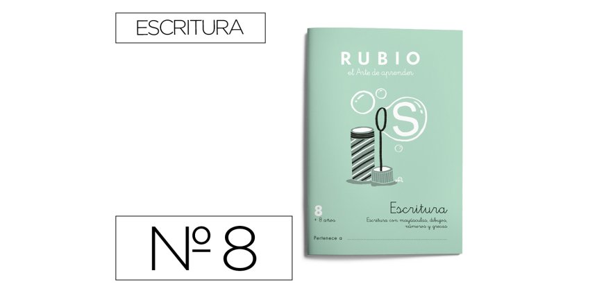 Cuaderno rubio caligrafía nº 8