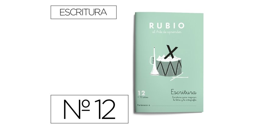 Cuaderno rubio caligrafia nº 12