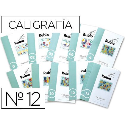 Cuaderno rubio caligrafia nº 12