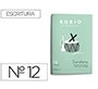 Cuaderno rubio caligrafia nº 12