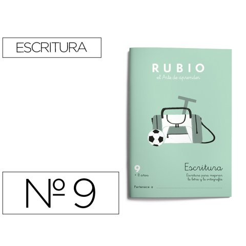 Cuaderno rubio caligrafía nº 9
