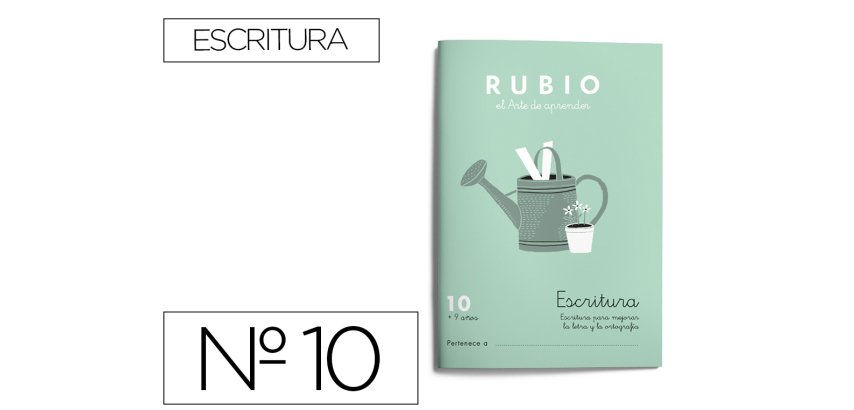 Cuaderno rubio caligrafía nº 10