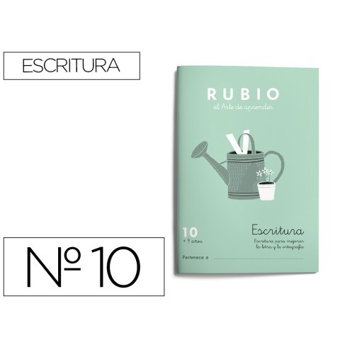 Cuaderno rubio caligrafía nº 10