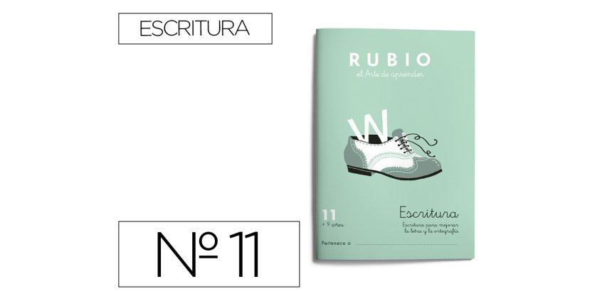 Cuaderno rubio caligrafía nº 11