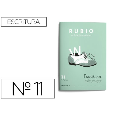 Cuaderno rubio caligrafía nº 11