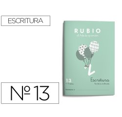 Cuaderno rubio caligrafía nº 13