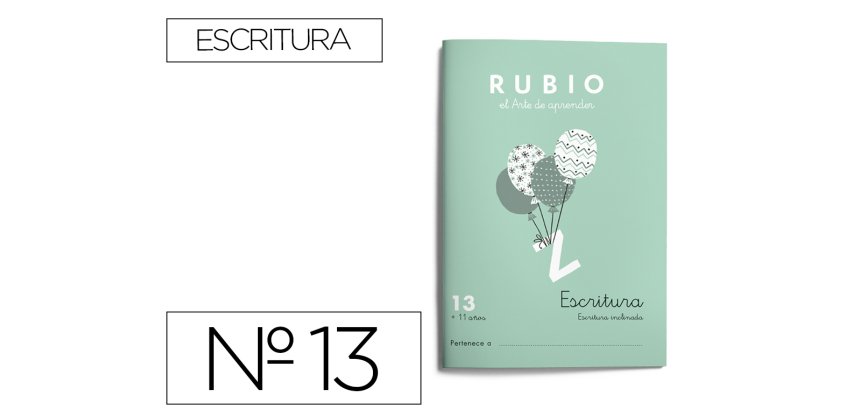 Cuaderno rubio caligrafía nº 13