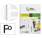 Bloc musica liderpapel pentagrama 3mm folio 20 hojas 100g/m2