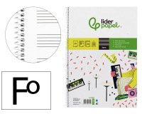 Bloc musica liderpapel pentagrama 3mm folio 20 hojas 100g/m2