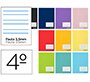 Libreta liderpapel smart a5 16 hojas 60gr cuadro pauta 4ª 3,5 mm con margen