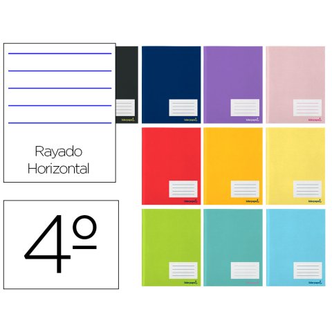 Libreta liderpapel smart a5 32 hojas 60gr horizontal con margen