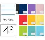 Libreta liderpapel smart a5 32 hojas 60gr cuadro pautado 2,5mm con margen