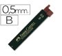 Minas faber grafito 9065 0,5 mm b estuche de 12 minas