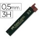 Minas faber grafito 9065 0,5 mm 3h estuche de 12 minas