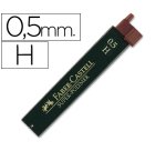 Minas faber grafito 9065 0,5 mm h estuche de 12 minas