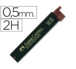 Minas faber grafito 9065 0,5 mm 2h estuche de 12 minas