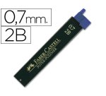Minas faber grafito 9067 0,7 mm 2b estuche de 12 minas
