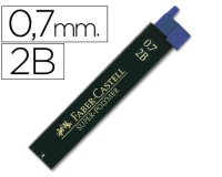 Minas faber grafito 9067 0,7 mm 2b estuche de 12 minas