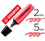 Rotulador stabilo boss fluorescente 70 rojo