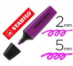 Rotulador stabilo boss fluorescente 70 lavanda
