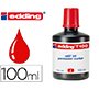 Tinta rotulador edding t-100 rojo bote 100 ml