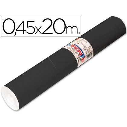 Rollo adhesivo Aironfix unicolor negro mate