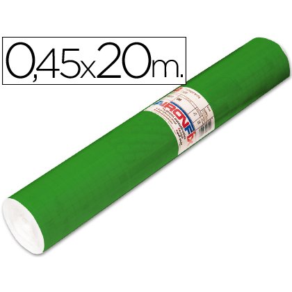 Rollo adhesivo Aironfix unicolor verde brillo