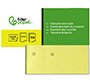 Talonario liderpapel mostrador 60x145 mm tl01 amarillo con matriz