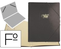 Carpeta clasificador carton compacto saro folio negra 12 departamentos