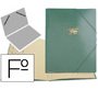 Carpeta clasificador carton compacto saro folio verde 12 departamentos